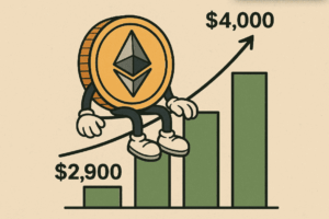 Ethereum koers houdt stand boven $2900 en mikt op nieuwe target van $4000