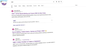 Vbet.nl verdwenen: illegale copycat kaapt Google