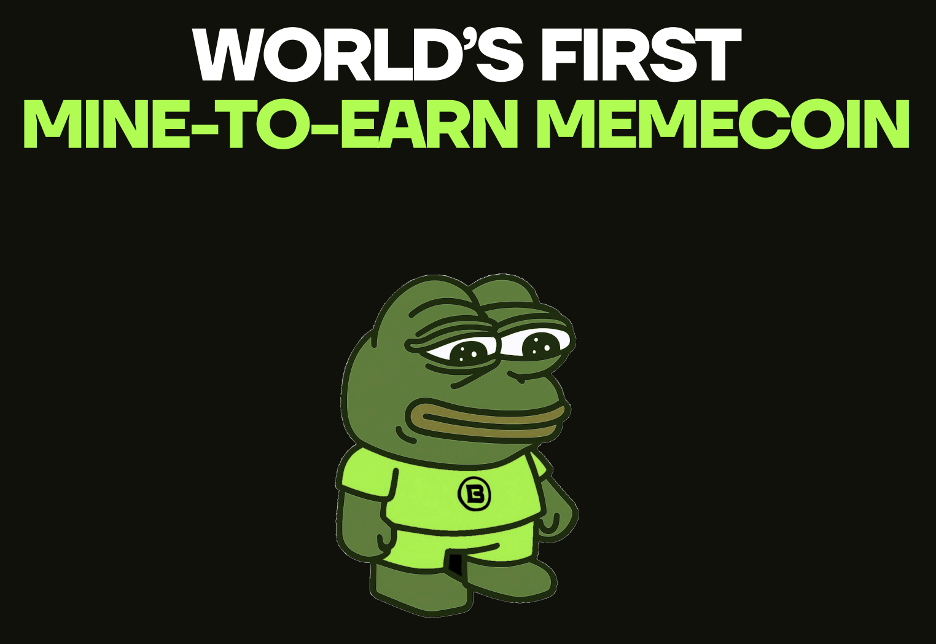 Ontdek de eerste mine-to-earn memecoin