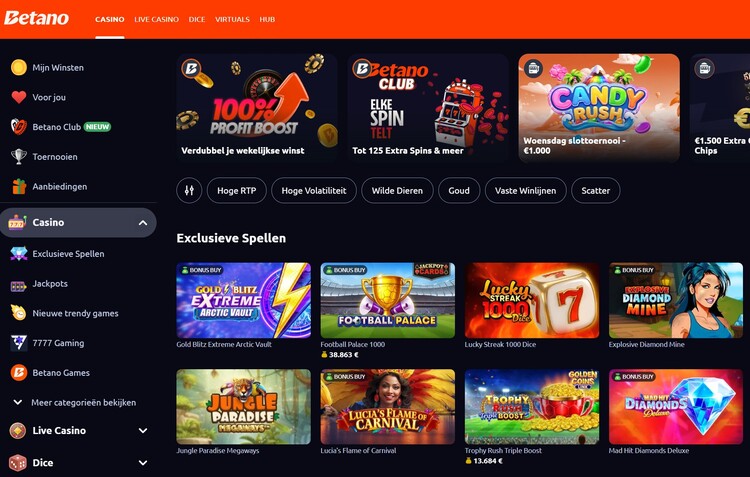 Betano Casino - Online casino Belgie startpagina 