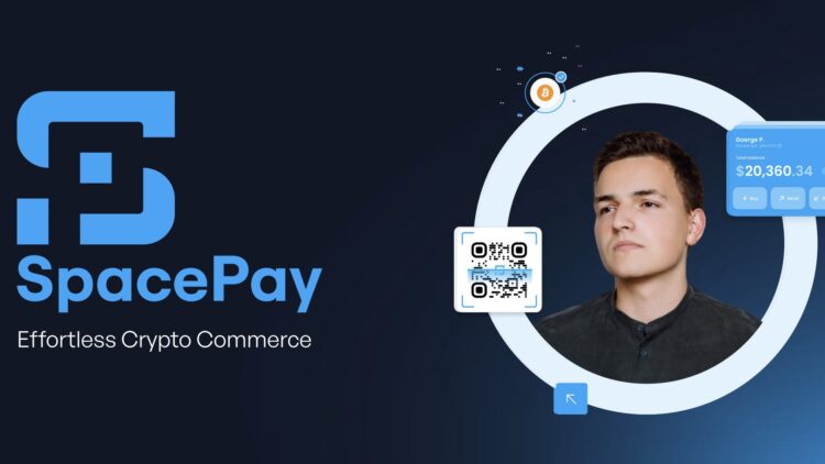 SpacePay cryptobetalingen via een gewone betaalterminal, met digitale munten die direct worden omgezet naar regulier geld.