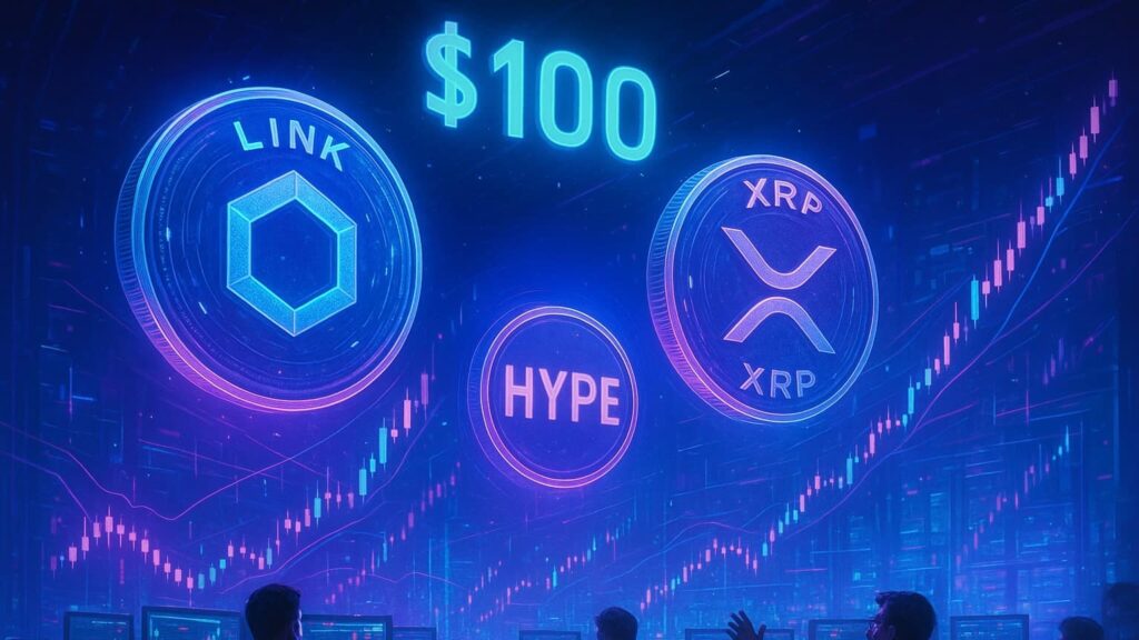 Crypto&#8217;s met potentie pump naar $100 in 2025 &#8211; LINK, HYPE  en XRP