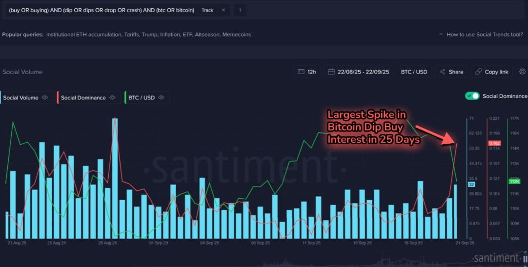 'Buy the Dip' interesse neemt toe bij traders