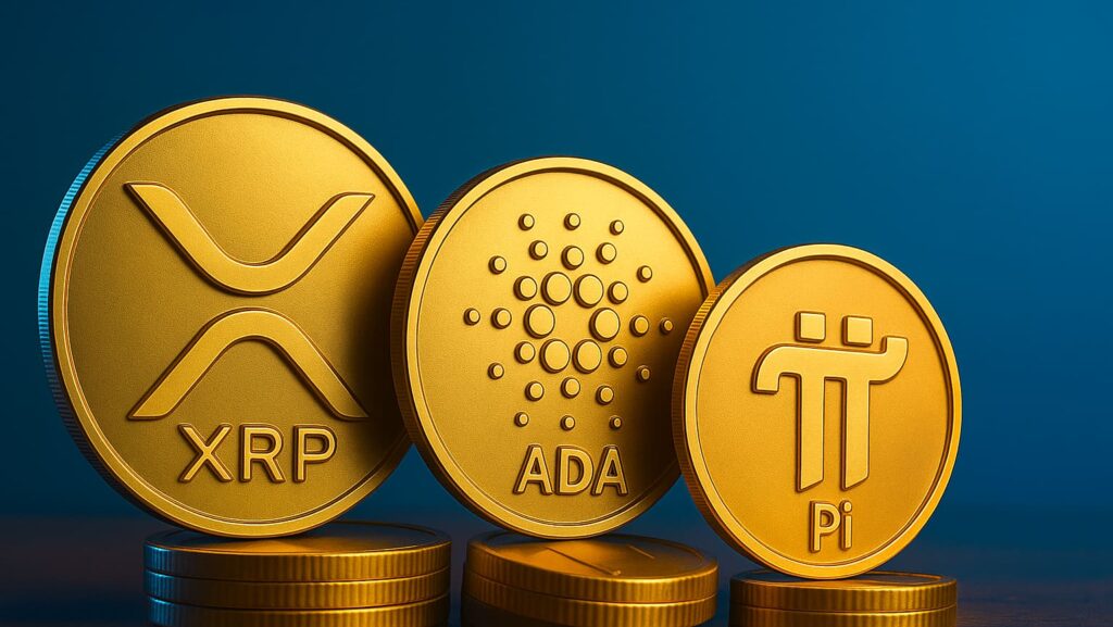 ChatGPT voorspelt XRP, Cardano en Pi Coin koersen eind 2025 na crypto crash