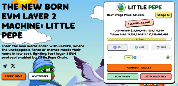 Little Pepe presale koers verwachting 2025