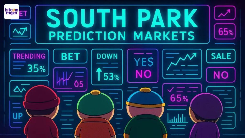 South Park prediction markets als nieuwe crypto speeltuin