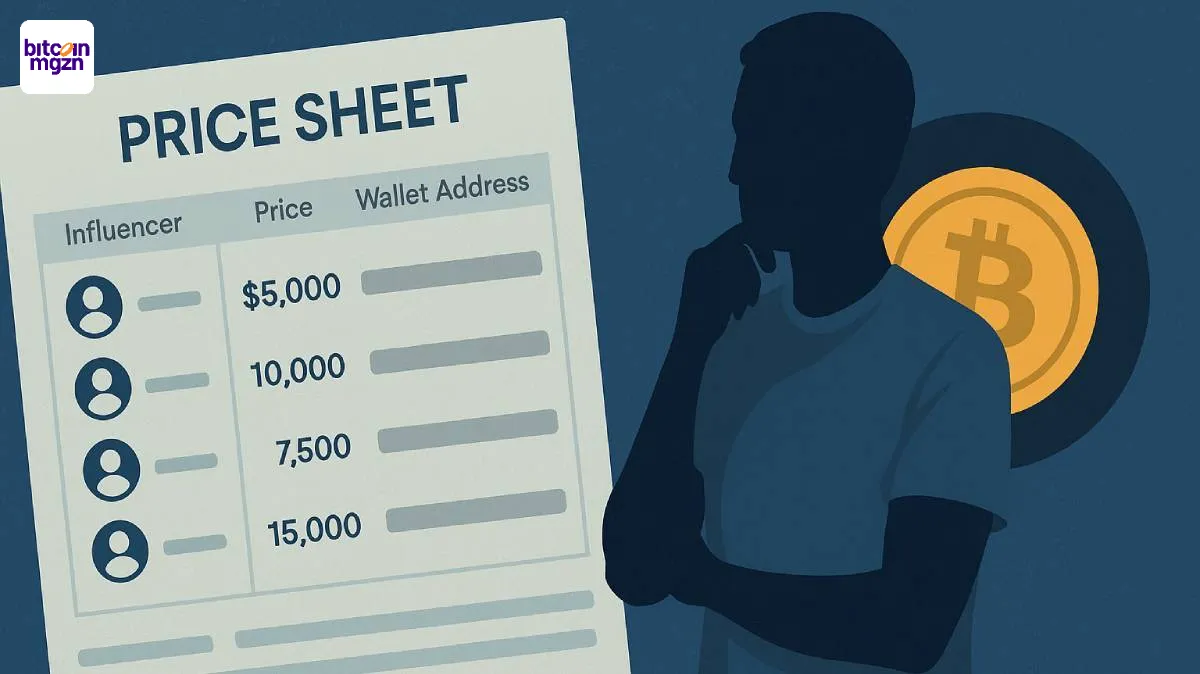 Crypto influencers onder vuur na gelekte prijslijst