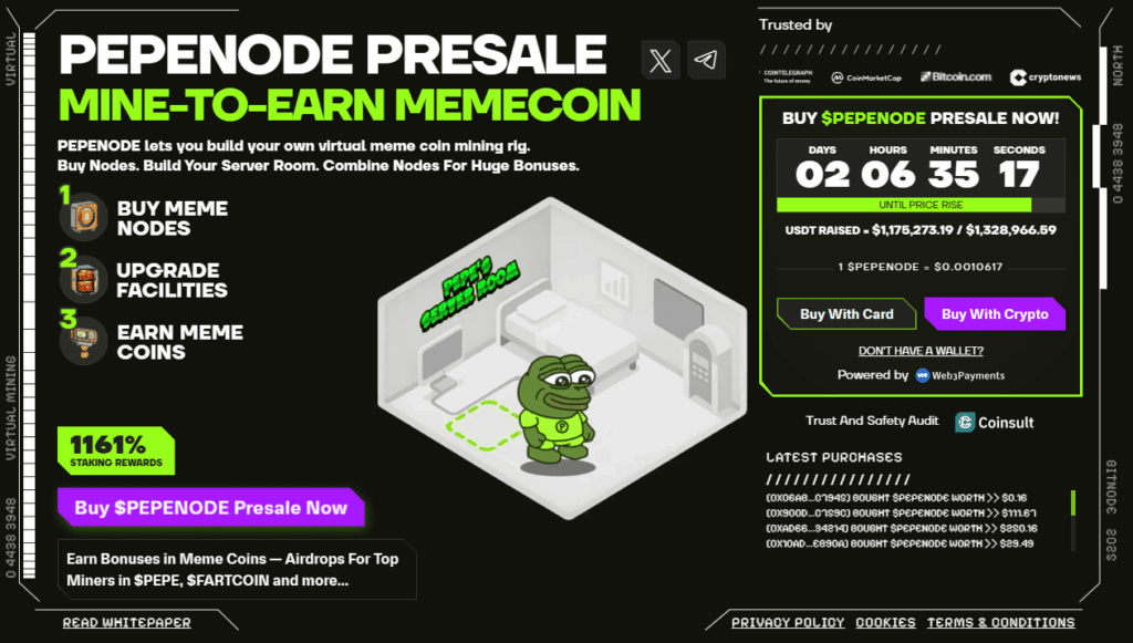 PEPENODE ($PEPENODE) presale 2025
