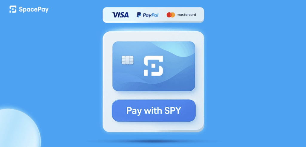 Betaal met Visa, PayPal en Mastercard bij SpacePay