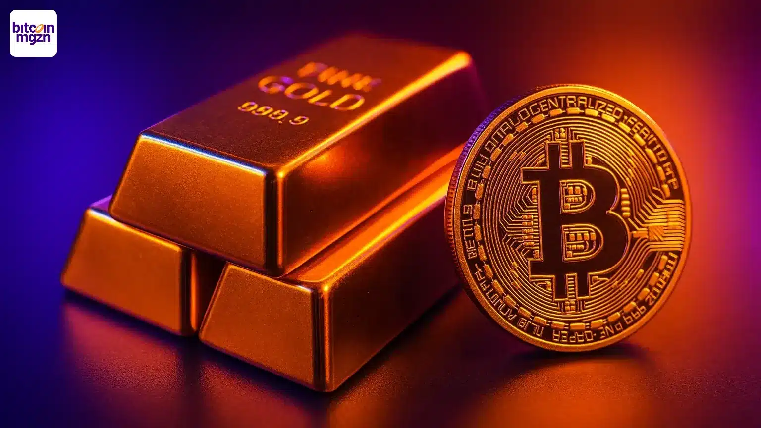 Bitcoin stijgt 3,6% terwijl goud 5,2% daalt te midden van verschuivend  marktsentiment