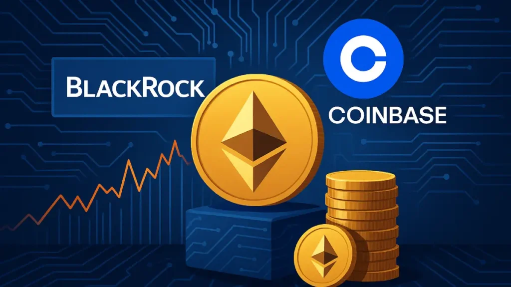BlackRock verplaatst $48 miljoen in Ethereum naar Coinbase