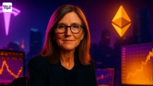 Cathie Wood's ARK koopt $39 miljoen crypto aandelen tijdens crash – wat weet zij?