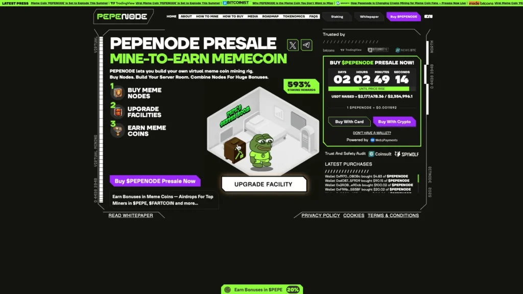 crypto presale Pepenode ($PEPENODE)