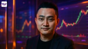 Korea stablecoin centraal met StableNet en partners in futuristische paarse en oranje financiële setting