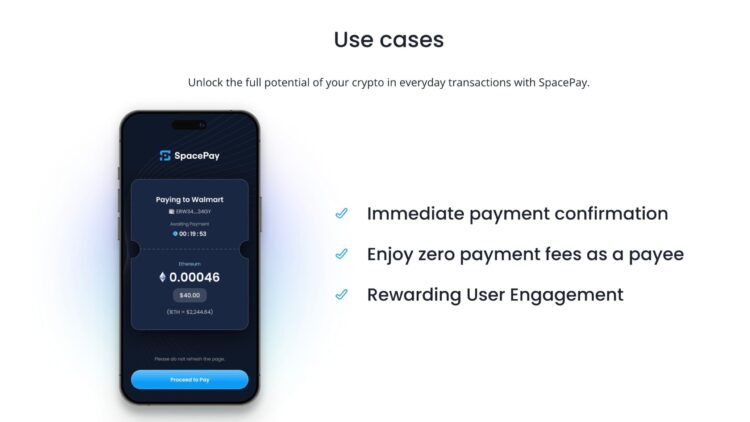 SpacePay $SPY maakt crypto betalingen mogelijk via bestaande pinautomaten wereldwijd.