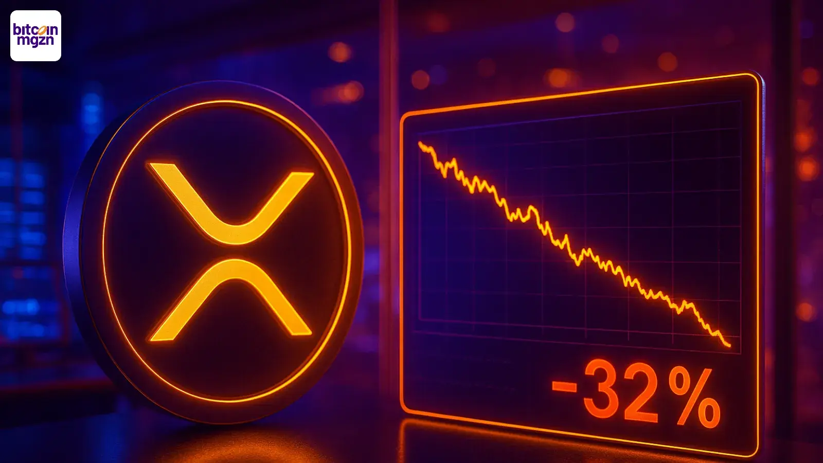 XRP-volume daalt 32% tijdens marktonzekerheid