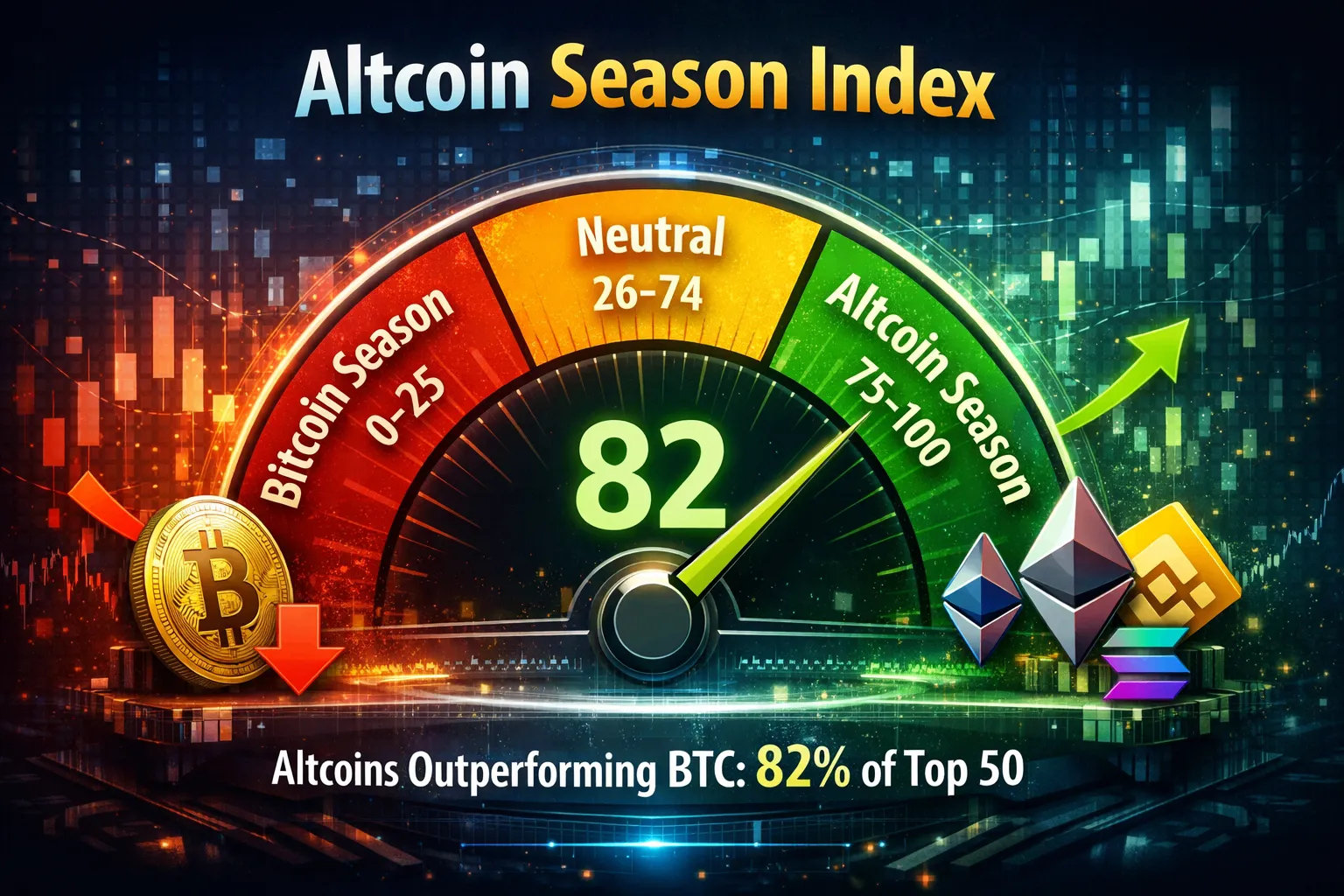 Altcoin Season Index 2026: uitleg, grafiek & marktcontext