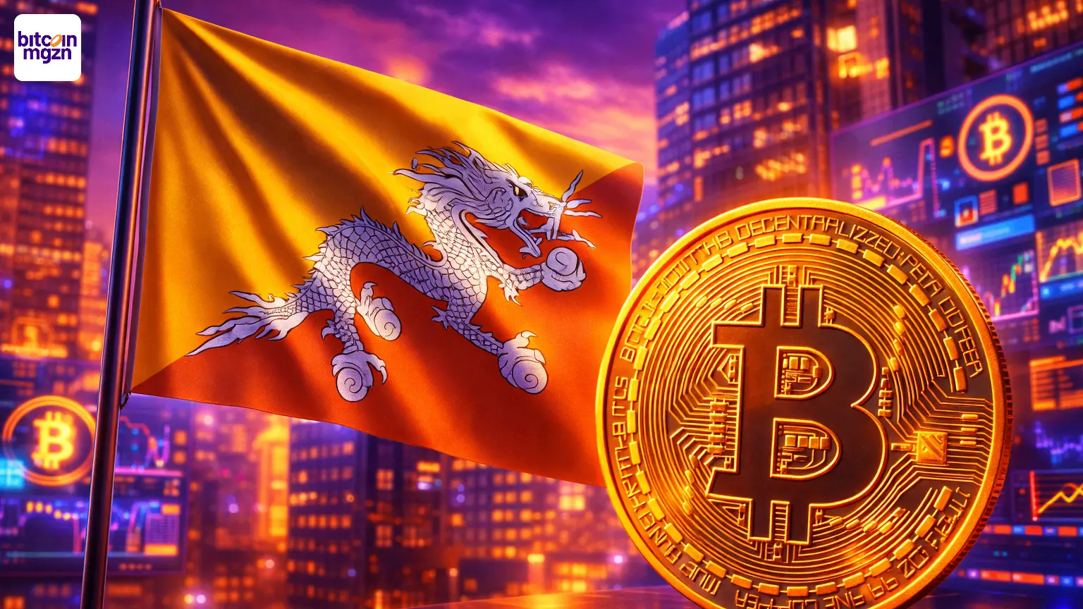 Bhutan gebruikt 10.000 Bitcoin een stad, waarom?