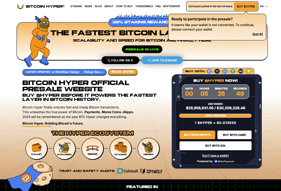 Bitcoin Hyper presale 