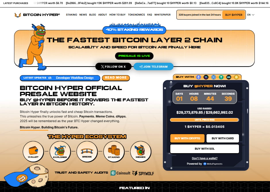 Bitcoin Hyper presale
