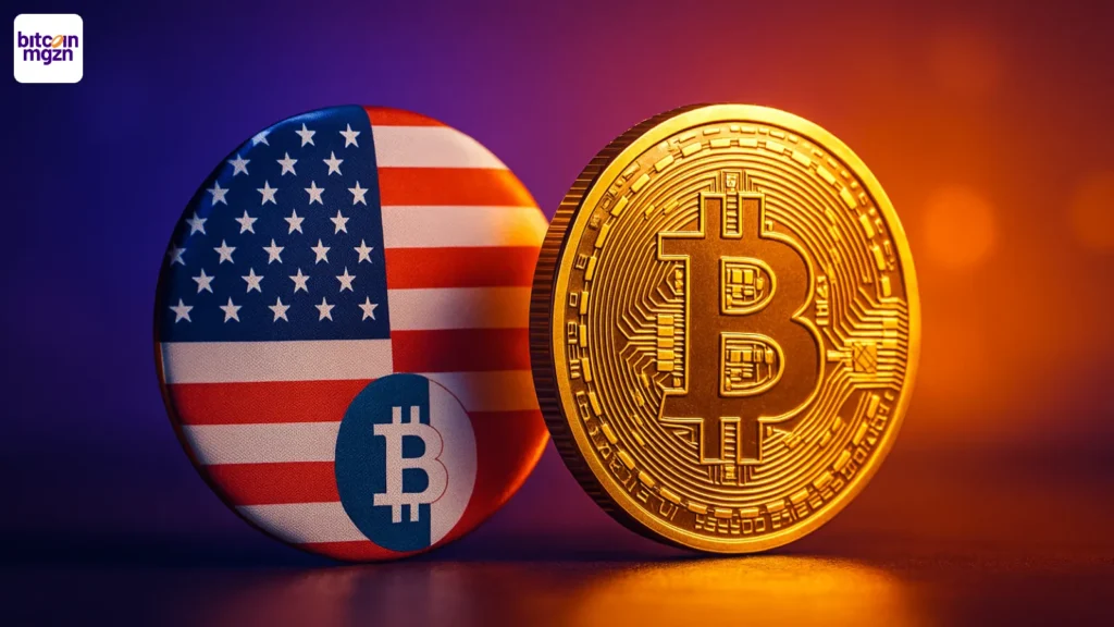 Bitcoin in het financiele hart van New York met boodschap op Times Square