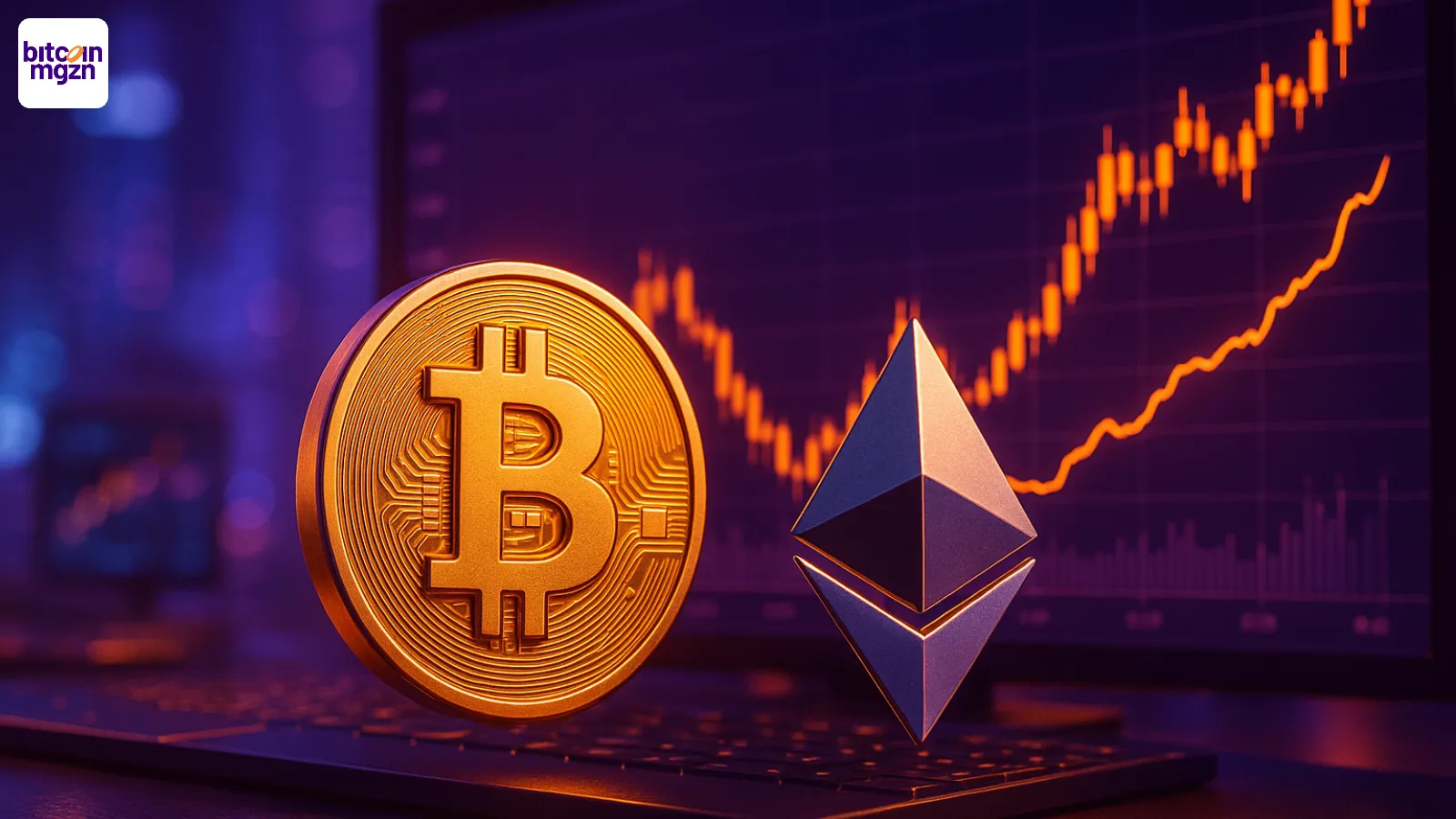Bitcoin en Ethereum onder druk na daling van 7 procent
