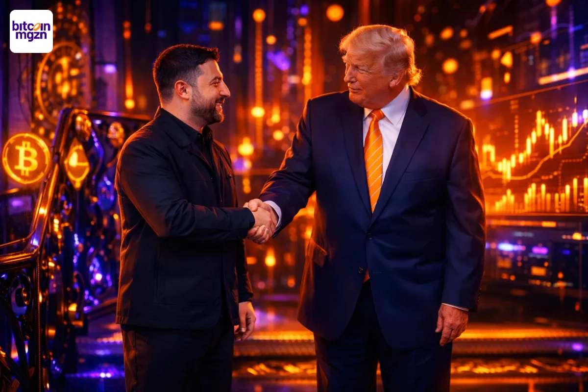 Bitcoin koers stijgt sterk na ‘geweldige meeting’ Trump en Zelensky