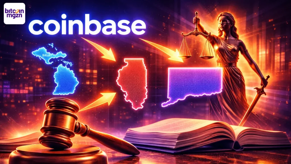 Coinbase daagt Amerikaanse staten voor de rechter