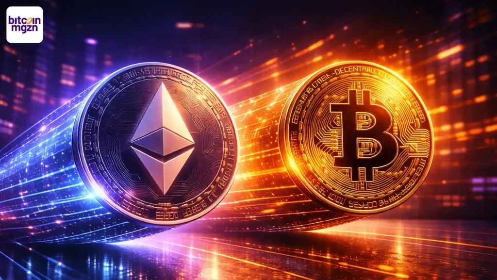 Ethereum haalt Bitcoin in met on-chain adoptie – stijgt ETH vandaag?