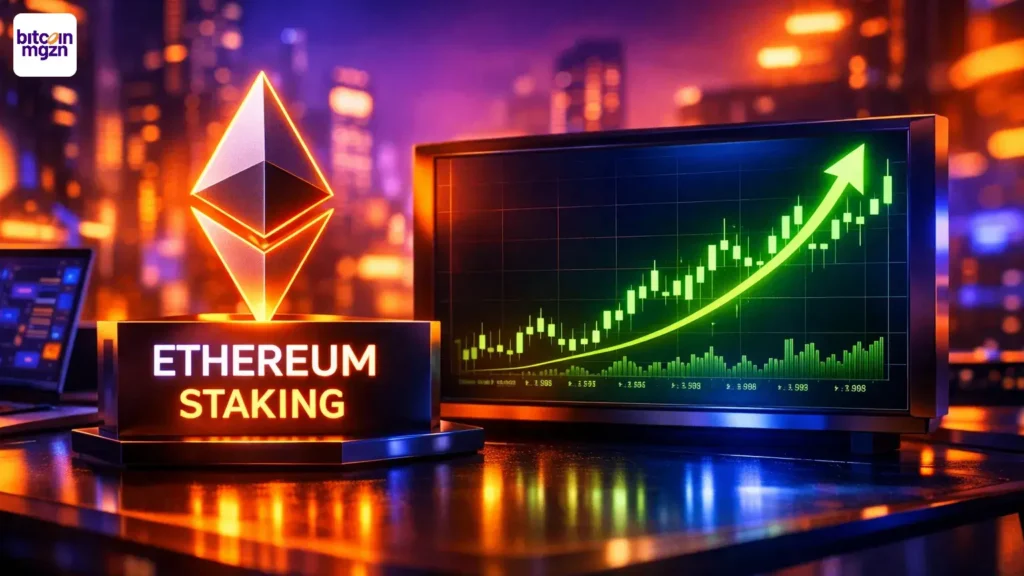 Ethereum wordt massaal gestaked en dat is goed nieuws voor de koers