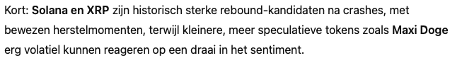 Korte antwoord - bron: ChatGPT