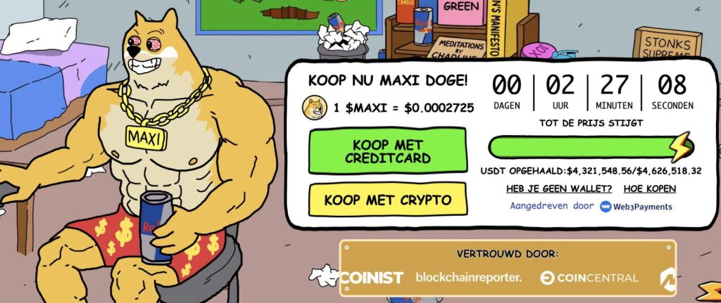 Maxi Doge presale