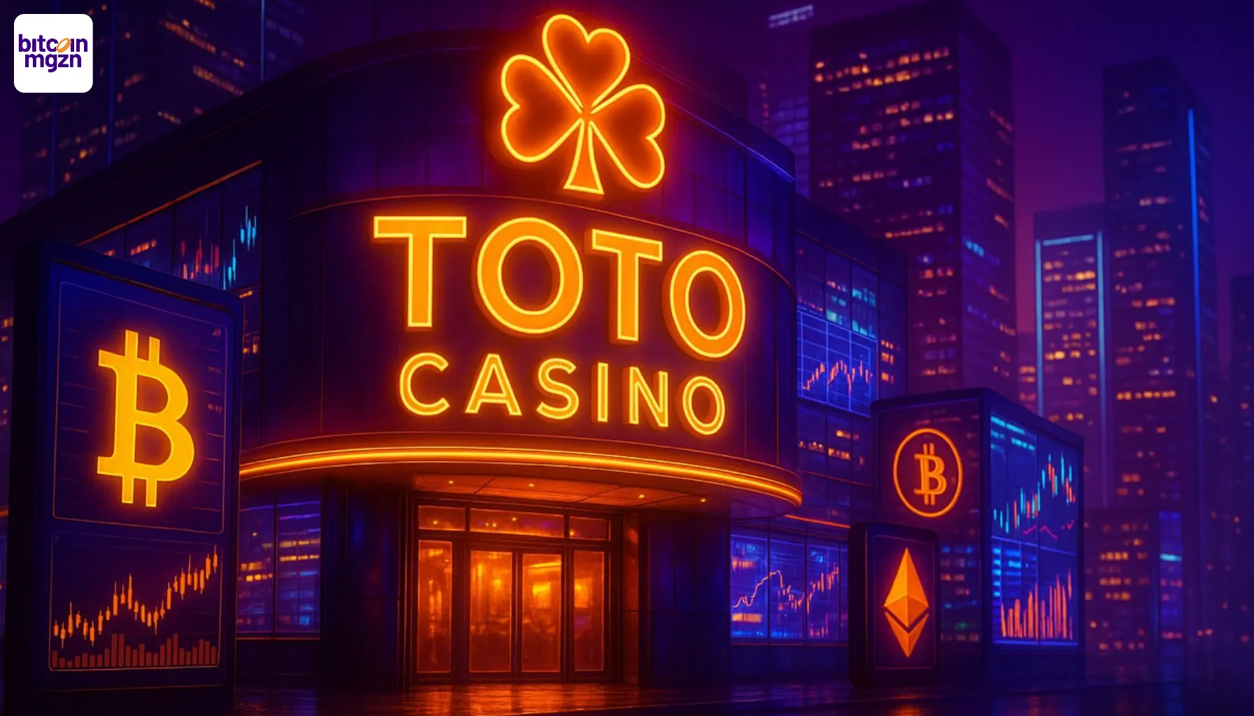 Screenshot van de Toto Casino website interface