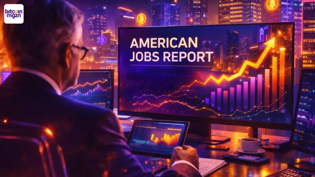 Amerikaans banenrapport valt mee, Bitcoin blijft stabiel