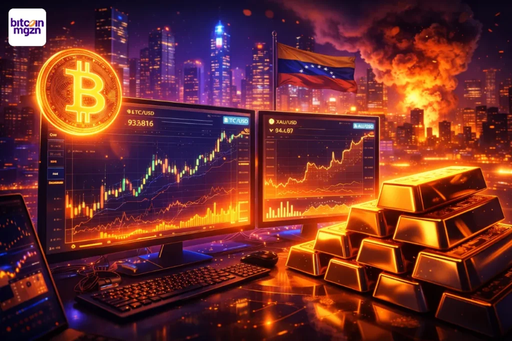 Bitcoin en goud stijgen na berichten over arrestatie van Venezolaanse president