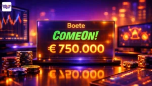 ComeOn krijgt € 750.000 boete van Kansspelautoriteit