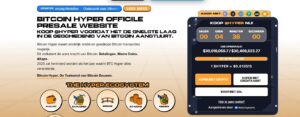 De Bitcoin Hyper presale is live