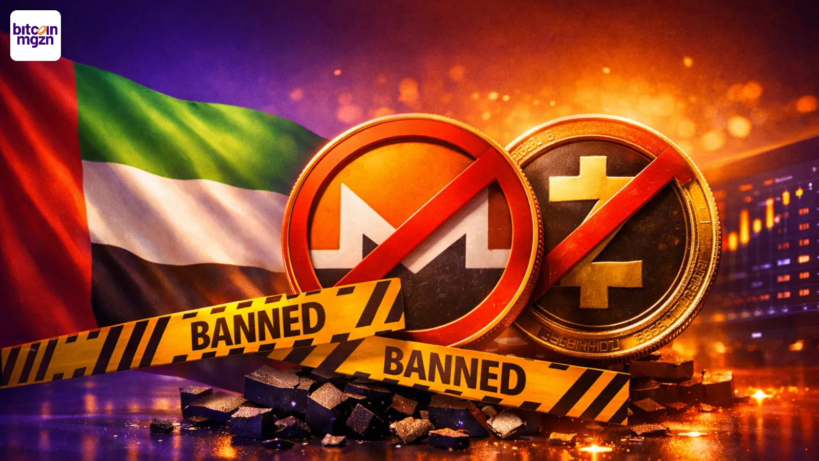 Dubai privacy coins verbod
