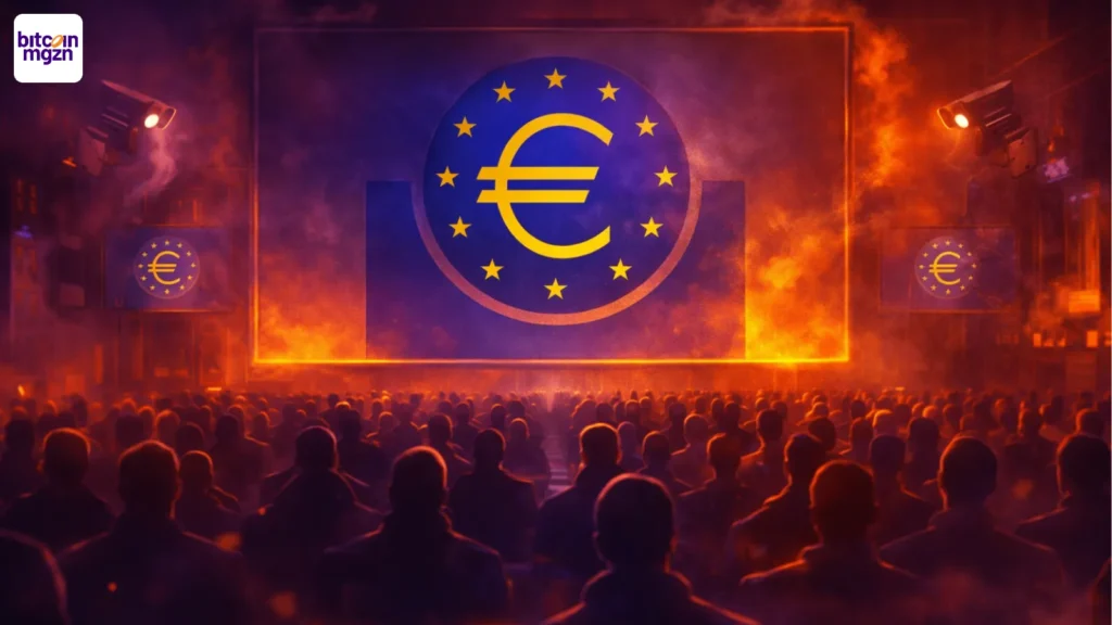 Waarom Crypto Twitter waarschuwt voor ‘1984-praktijken’ door de ECB.