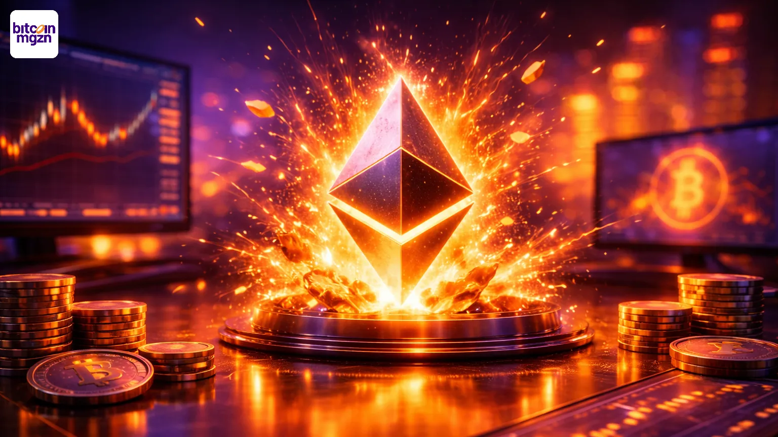 Ethereum explodeert recordgebruik en lage fees
