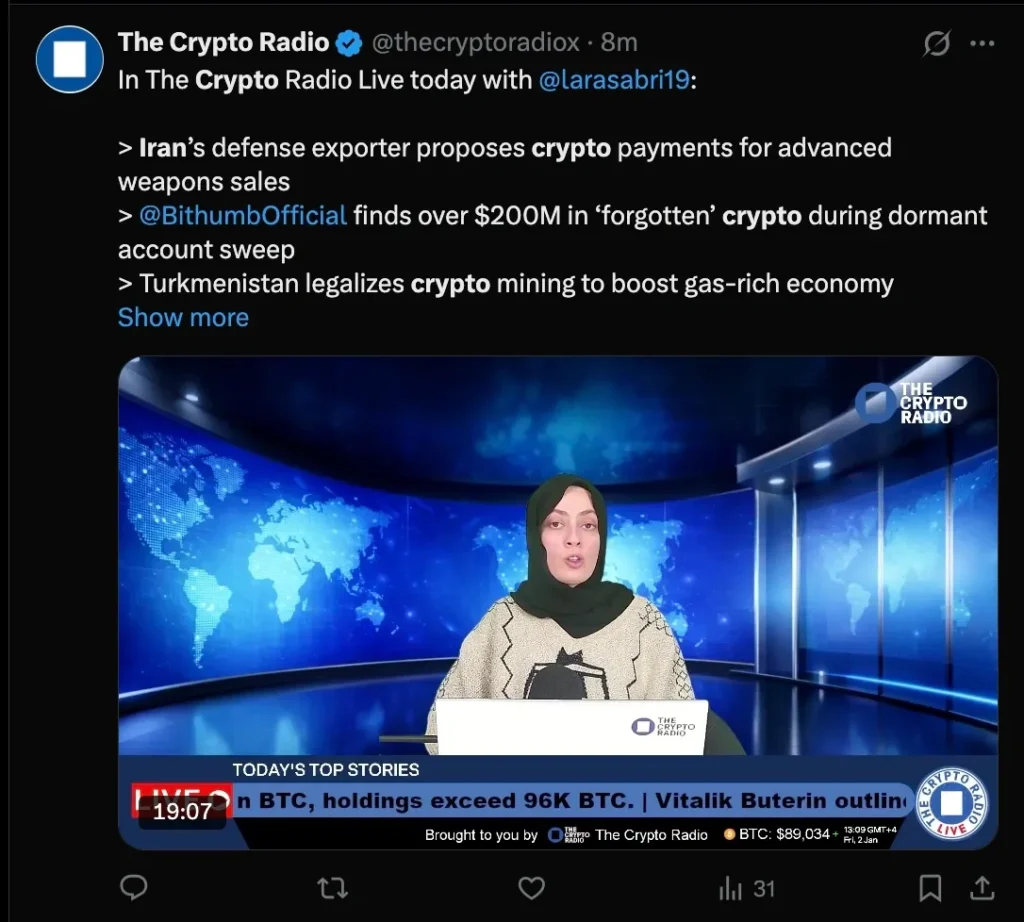 Iran accepteert crypto om sancties te omzeilen