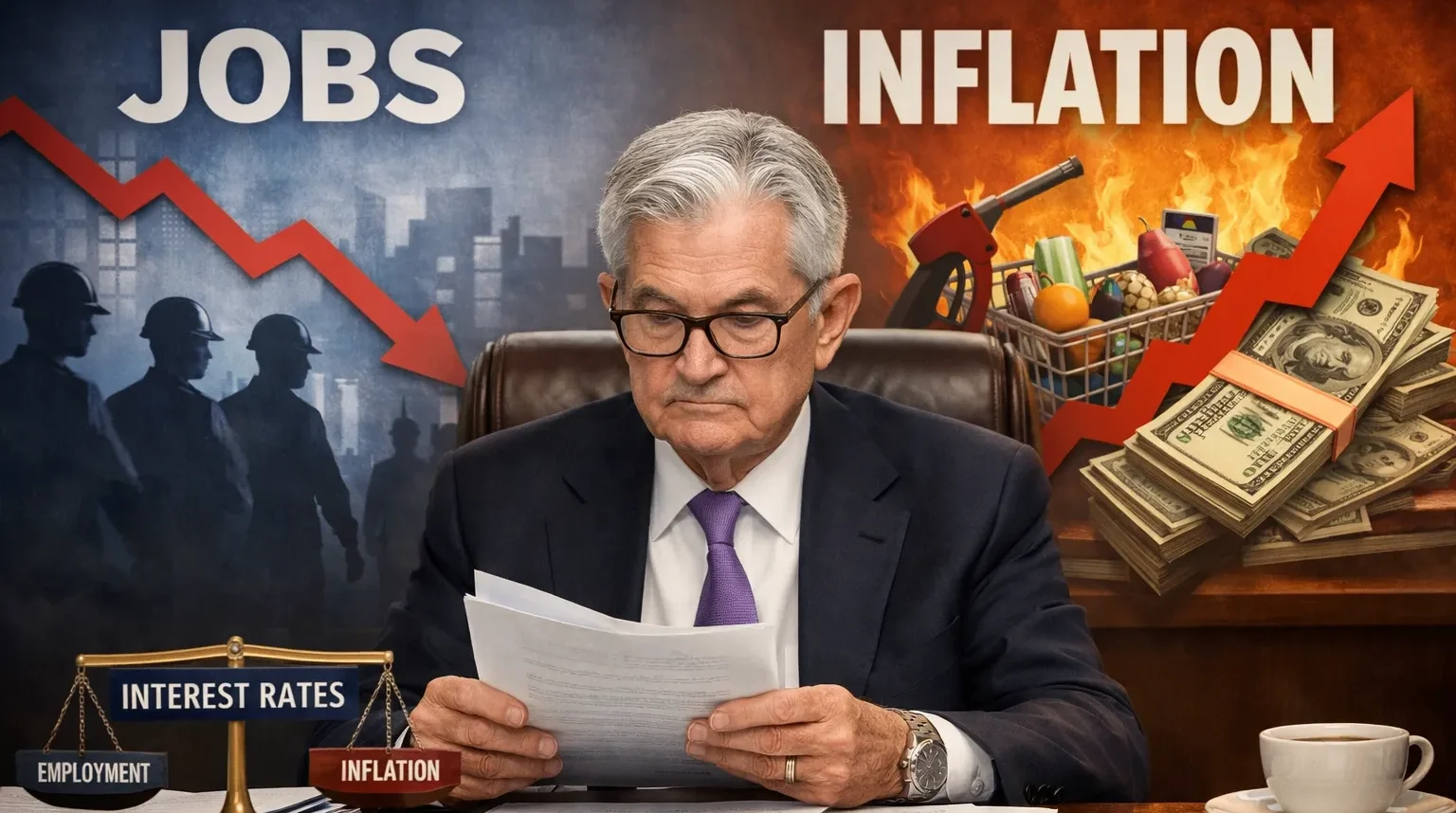 Powell Jobs vs Inflation
