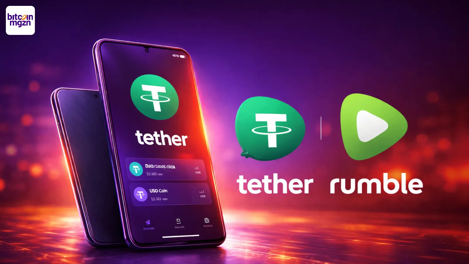 Tether rumble wallet