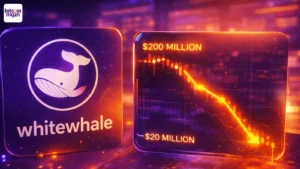 $WhiteWhale meme coin crasht van 200 miljoen naar 2 miljoen marktcap