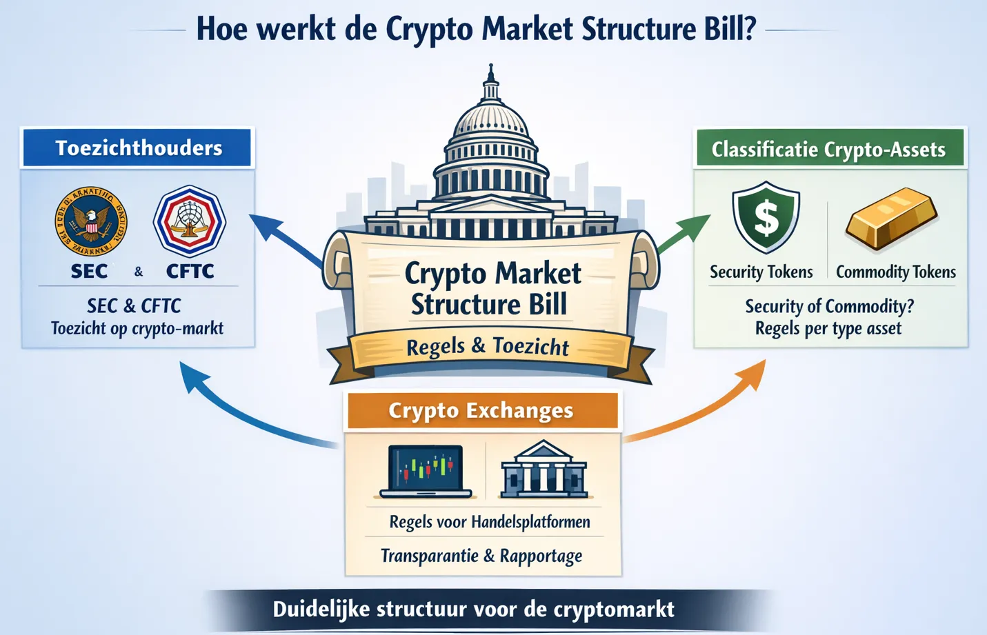 Zo werkt de Crypto Market Structure Bill