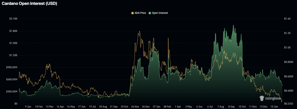 Cardano Open Interest | Source: CoinGlass
