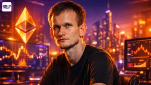Invloed Vitalik Buterin Ethereum koers gokplatform hedge-instrument