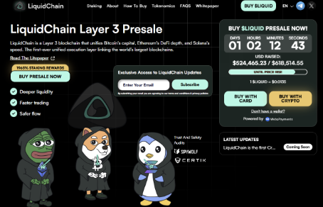 LiquidChain tokenomics