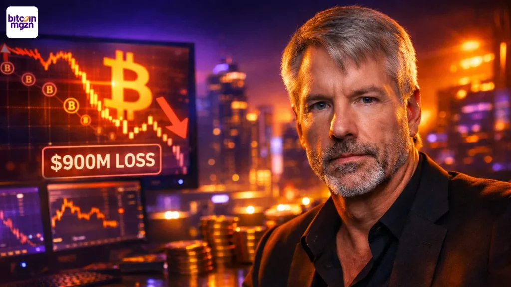 Strategy verliest $900 miljoen door Bitcoin crash: Wat betekent dit?