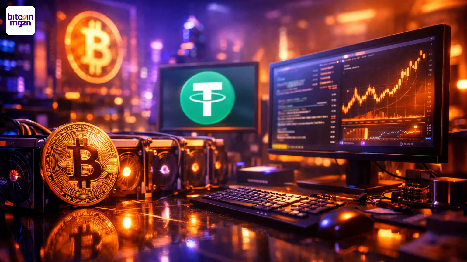 Tether lanceert open source besturingssysteem voor Bitcoin mining